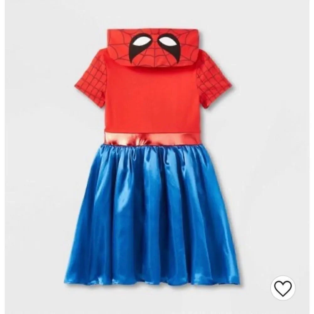Girl's Marvel Spider-Man Cosplay Dress - Red/Blue Size XXL - Picture 2 of 5